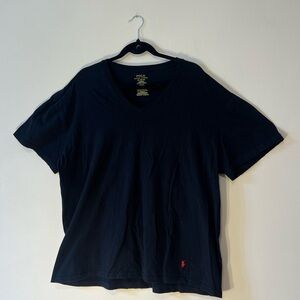 Men’s Polo V-Neck T-Shirt – XXL